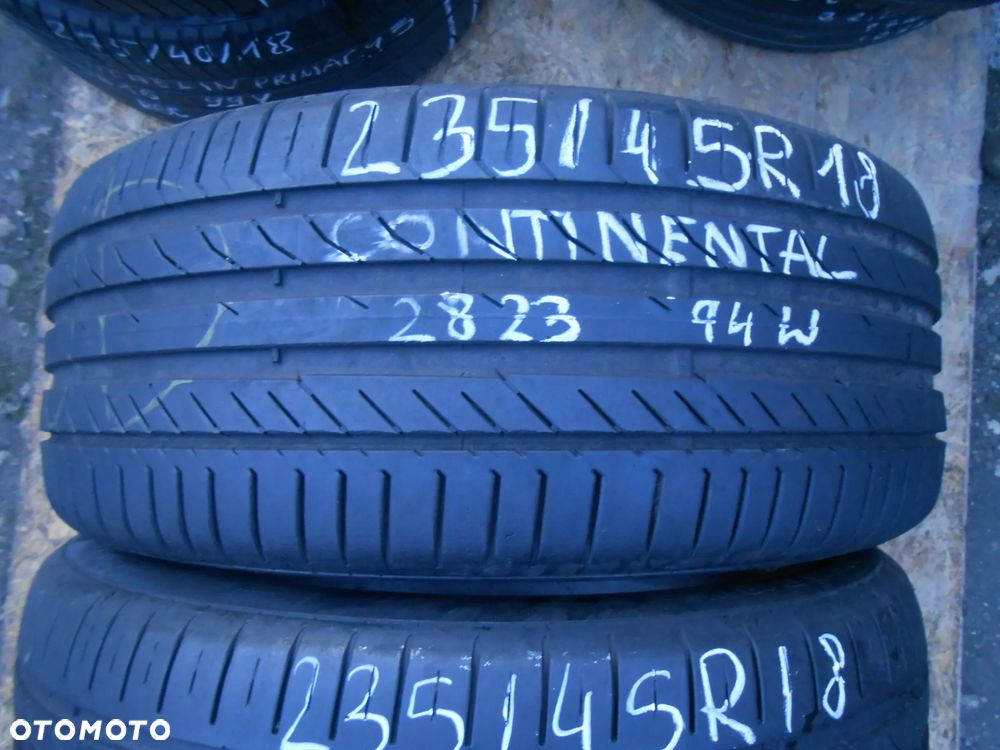 OPONA POJEDYNKA  235/45R18 CONTINENTAL CONTI SPORT CONTACT 5 DOT 2823  7MM - 1