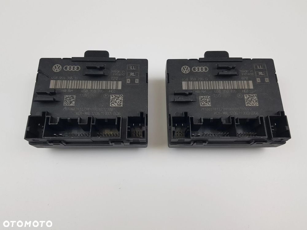 Sterownik Moduł drzwi Lewy Prawy Tył Audi A6 C7 A7 4G 4G8959795D - 11