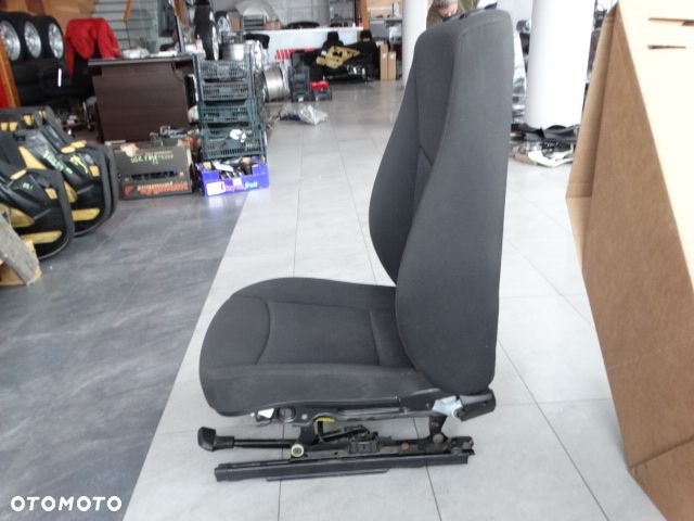 BMW 3 E90 E91 Fotel Pasażera Europa Mata Zajętości Ładny Przedlift Czarny Welur Super Stan - 6