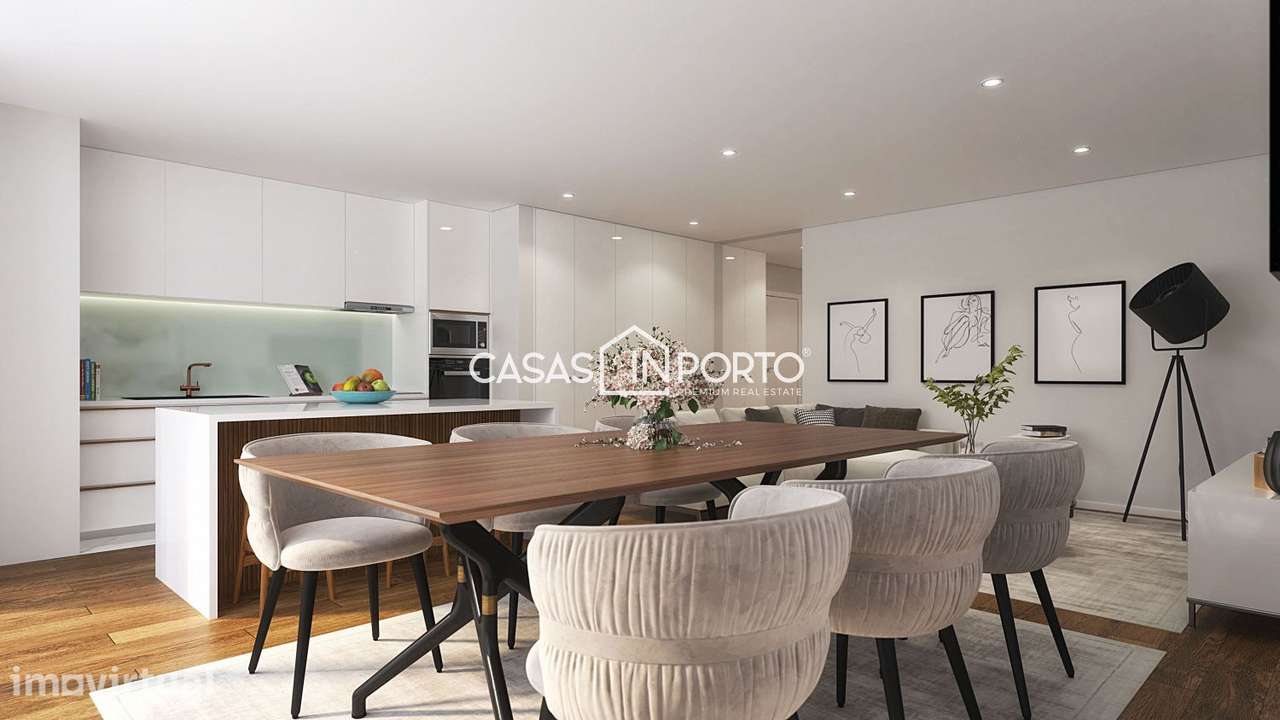 Apartamento com Lugar de Garagem em Leça da Palmeira - Grande imagem: 2/18