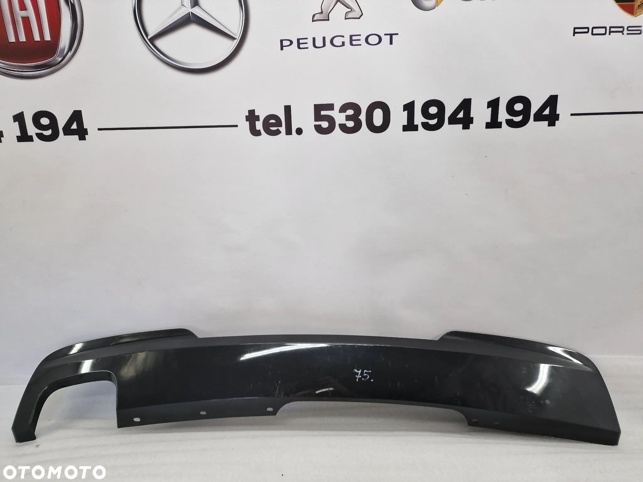 BMW F10 / F11 M-PAKIET 10- DYFUZOR / SPOJLER ZDERZAKA TYLNEGO TYLNIEGO TYŁ , NR 51127904994 , NR AUKCJI DT75 - 1
