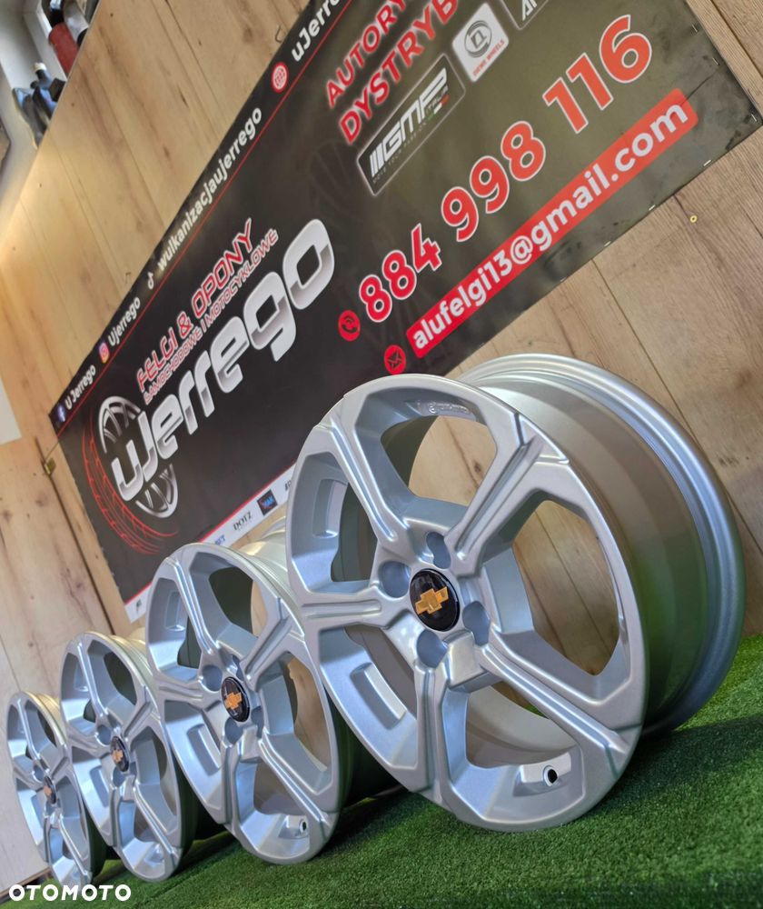 Nowe alufelgi CHEVROLET 15x4x100 - Spark, Kalos - 6