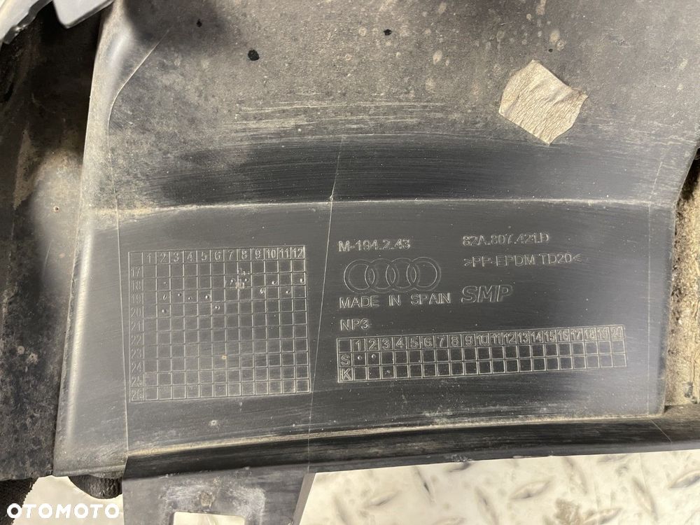 ŁADNY NIEUSZKODZONY SPOILER ZDERZAKA TYLNEGO AUDI A1 II 82A S-LINE 19-24 TYŁ 82A807421D - 5