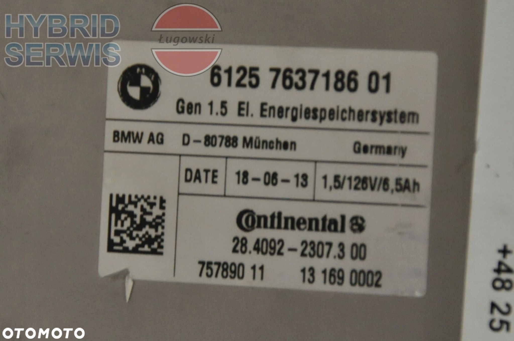 BMW 7 F04 Hybrid, bateria HV trakcyjna 6125761502401 61257625708 - 10