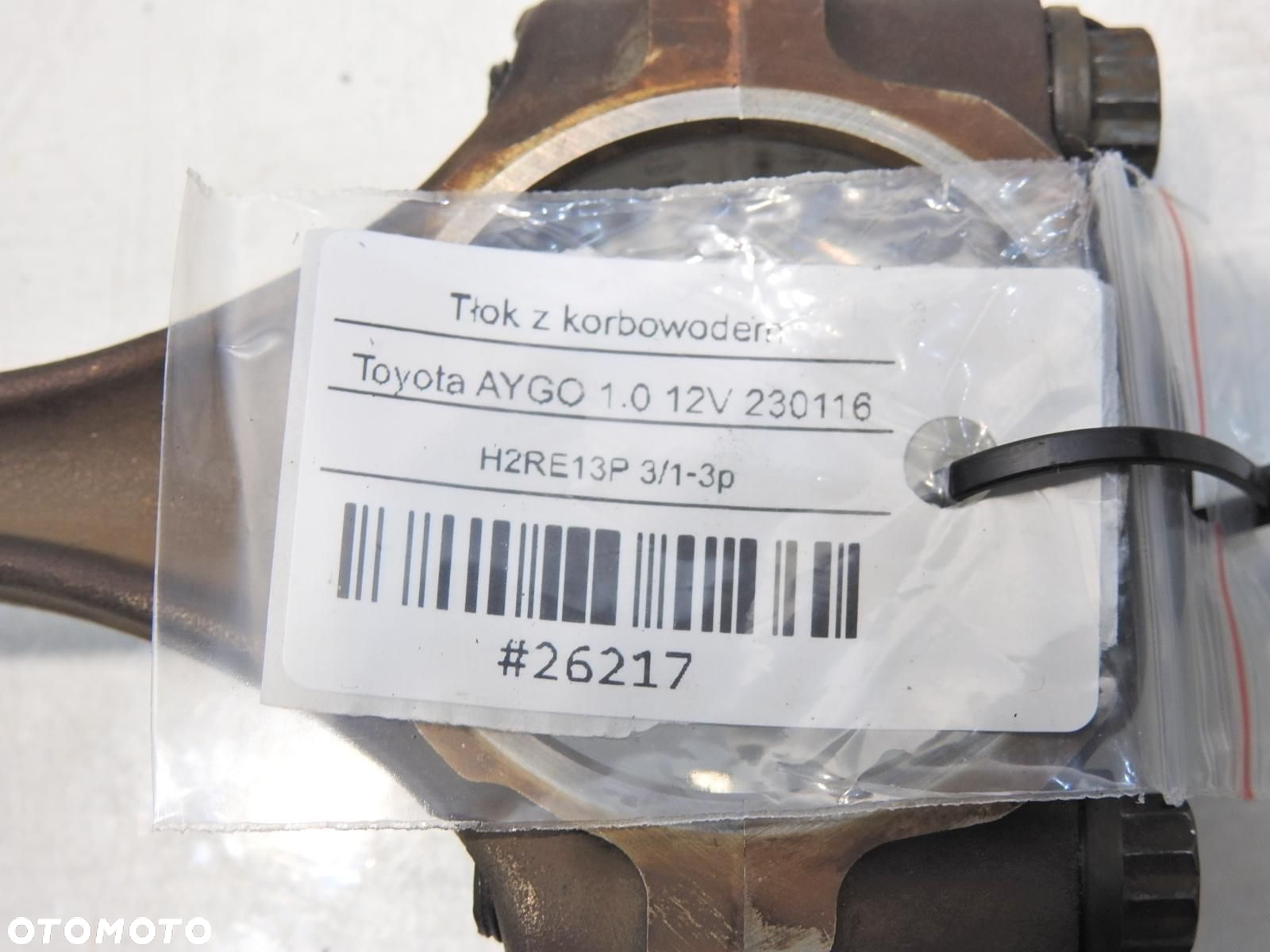 TŁOK KORBOWÓD TOYOTA AYGO I 1.0 - 6
