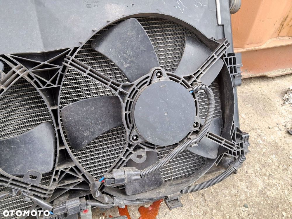 citroen c-crosser 2.2 hdi pas przedni wentylatory chłodnice komplet - 5