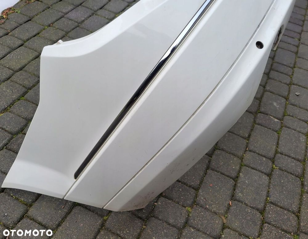 MERCEDES W204 KOMBI ZDERZAK TYLNY TYŁ 3.0 CDI V6 2 WYDECHY 650 BIAŁY - 2