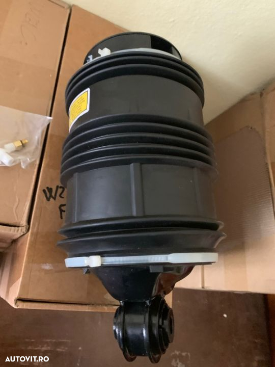 Perna aer telescop mercedes e class s class w211 w221 cls w219 vw phaeton touareg cayenne panamera fata spate audi a7 a8 a6 q7 perne noi suspensie supapa aer - 4