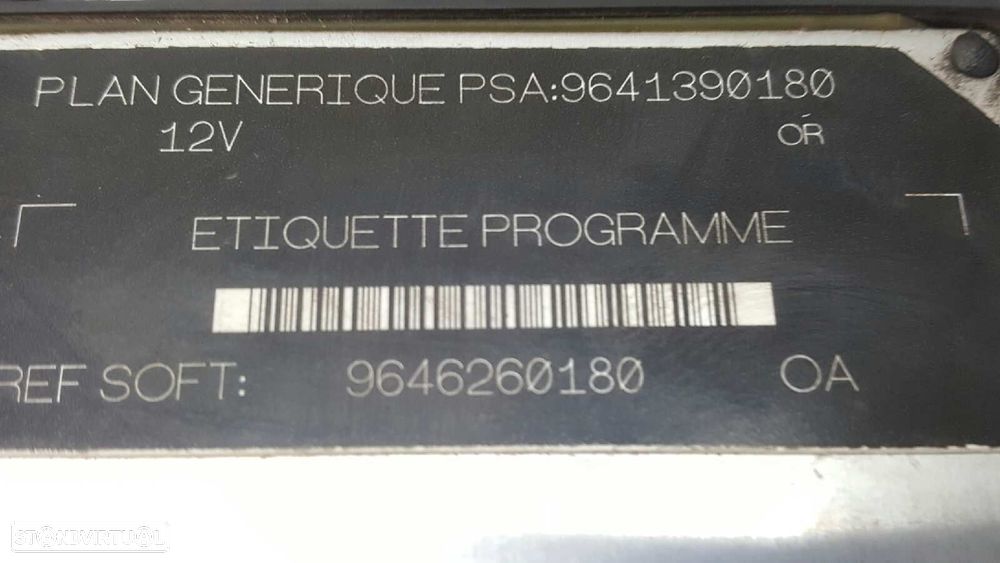 CENTRALINA DO MOTOR UCE PEUGEOT PARTNER (S1) COMBISPACE - 2