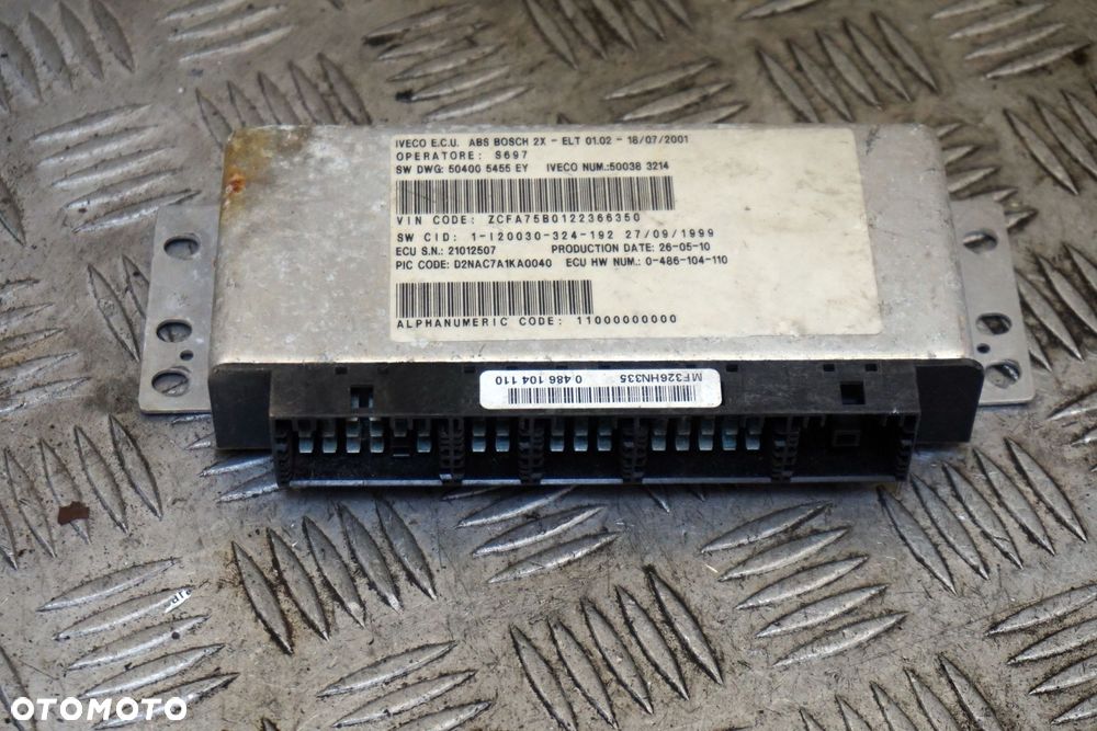 STEROWNIK SILNIKA KOMPUTER EUROCARGO I 75E15 3.9 TRECTOR 500383214 IVECO 1991-2002 - 1