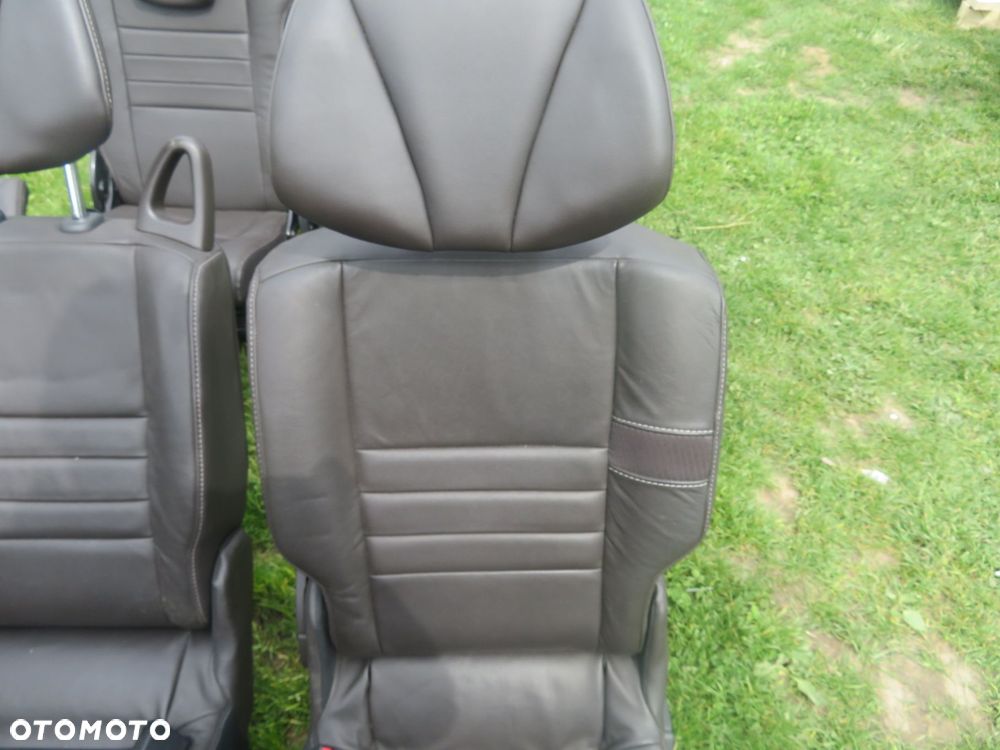 FOTELE FOTEL PRZEDNI LEWY PRAWY KANAPA WNĘTRZE SCENIC GRAND III PH1 SKÓRA GRZANE RENAULT 2009-2013 - 16
