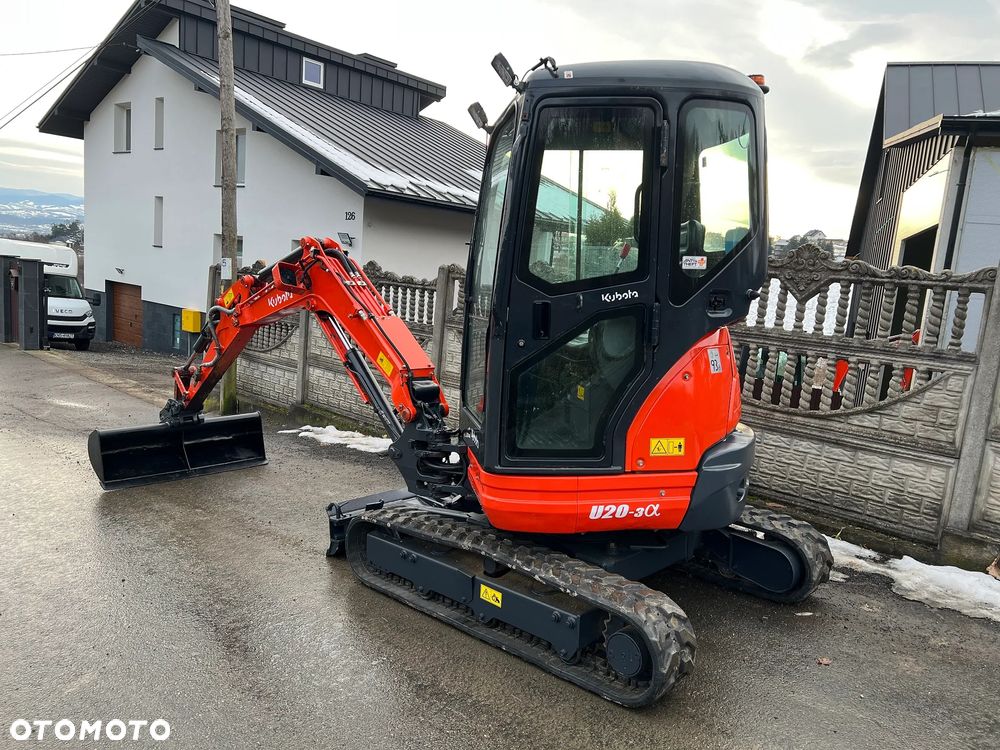 Kubota U20-3α * Minikoparka Kubota U20-3 * Zerowy Obrys * 2,5 Tony * Stan IDEALNY * - 12