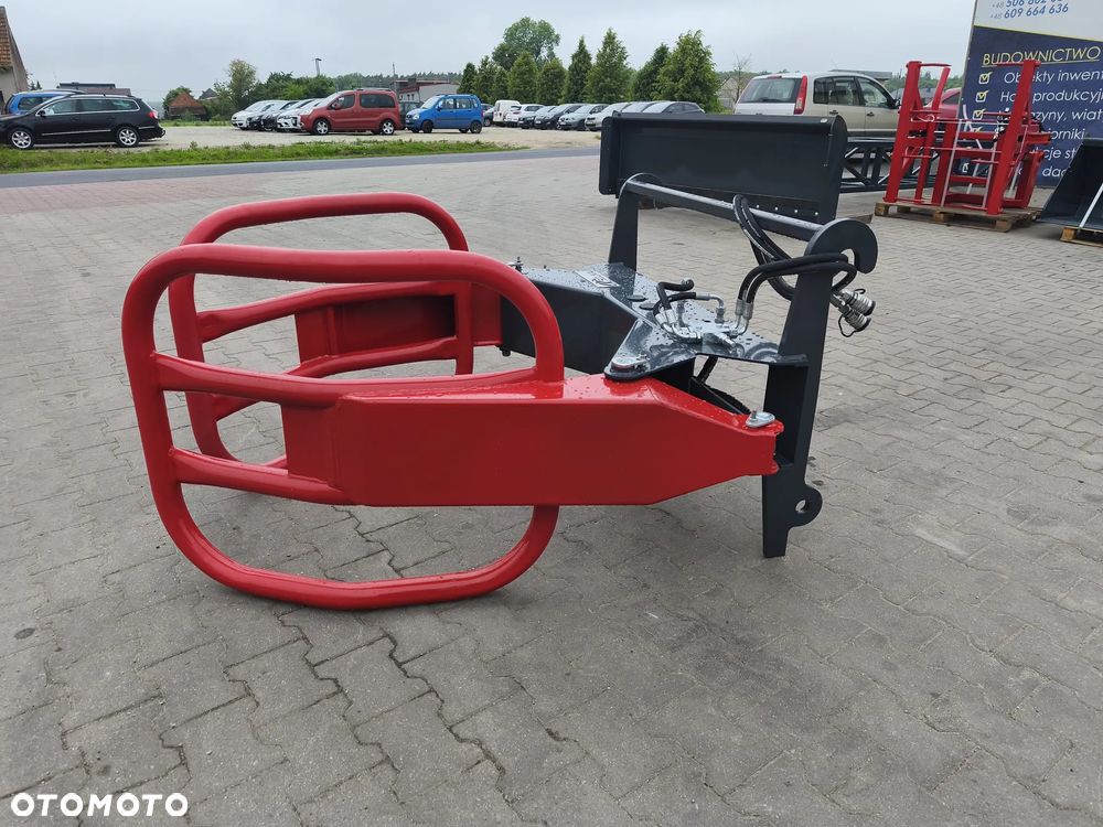 OKAZJA! RATY 0%! Chwytak do bel na jeden siłownik, do ładowarek Schaffer, Bobcat, Massey Fergusson, New Holland, Claas, Dieci, Terex - 1