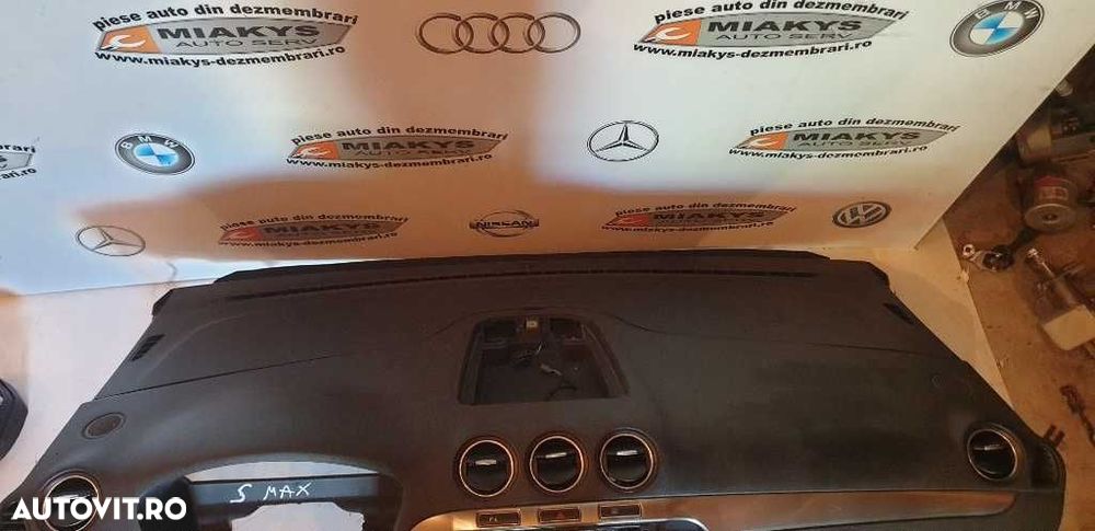 Plansa bord Ford S-Max airbag volan, pasager, centuri fata. - 3