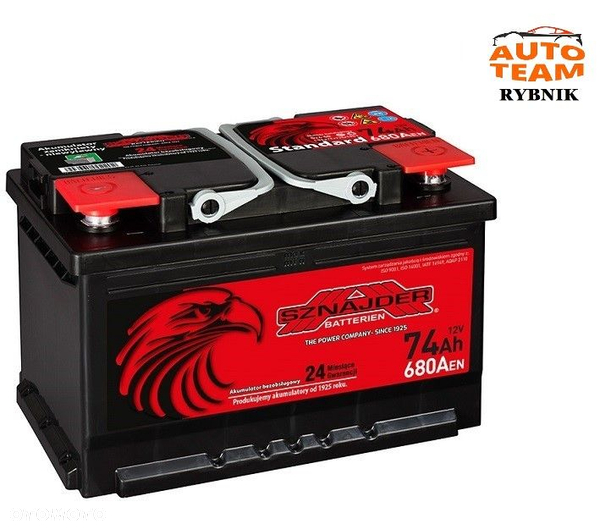 Akumulator SZNAJDER Standard 12V 74AH 680A