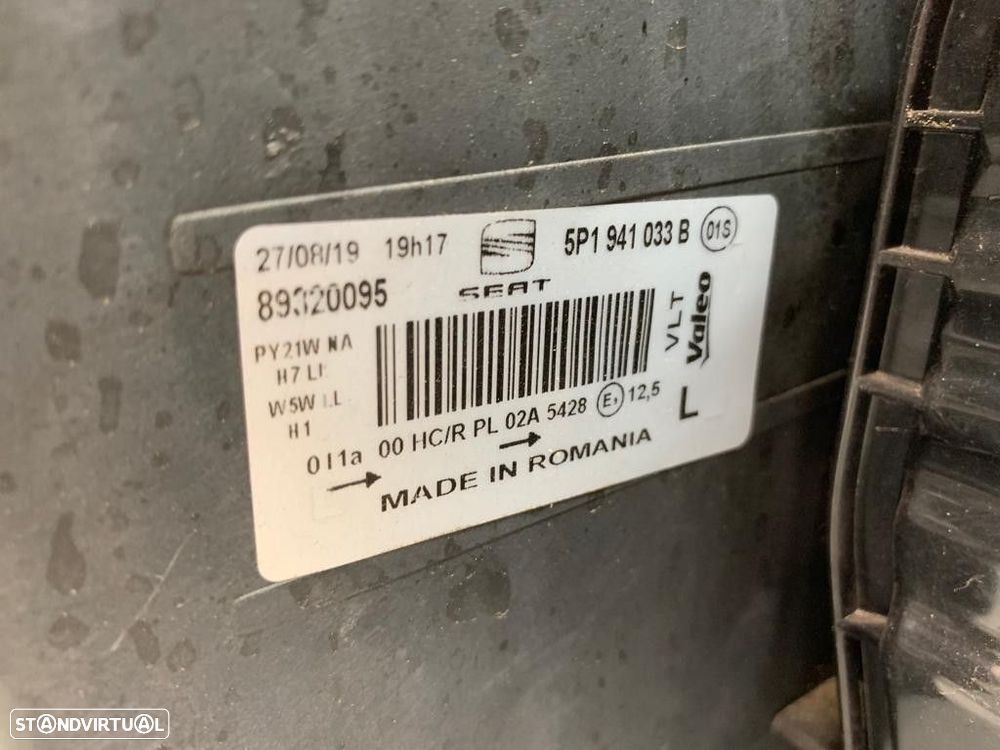 FAROL ESQUERDO SEAT LEON 2011 -5P1941033B - 4