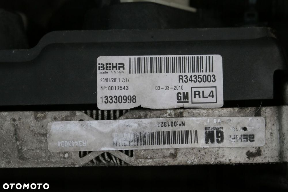 chłodnice wentylator Opel Meriva B 1.7 - 5