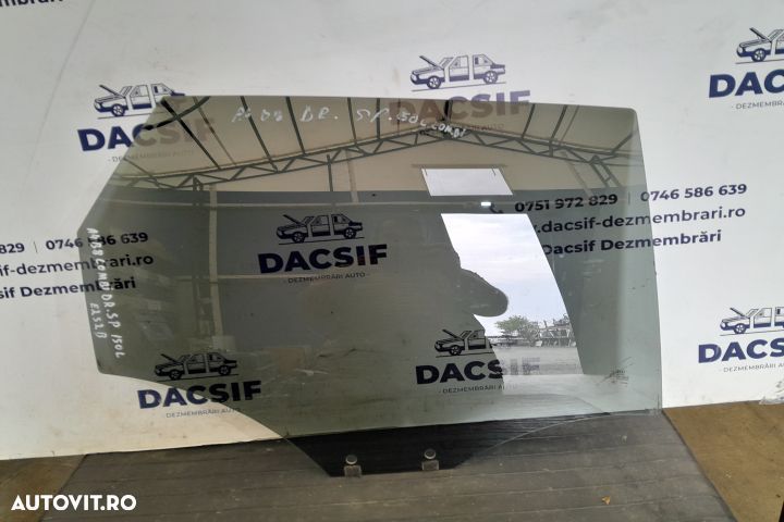 Geam usa spate dreapta 43R-009628 43R-009628 Audi A4 B8/8K [2007 - 20 - 1