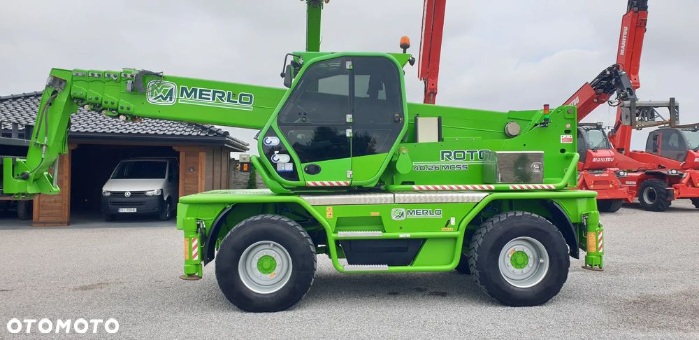 Merlo 40.26MCSS kosz hydr. rozkładany/wciągarka 4T./widły/pilot radiowy - 10