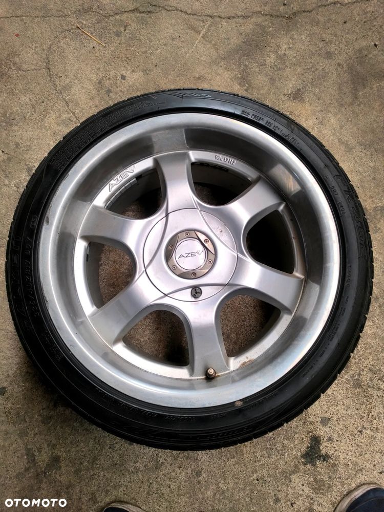 DEKIELKI Dekielek Zaślepka Duży Kołpak Kołpaczek AZEV do felgi aluminiowej alufelgi TYP K 2sztuki Dekiel 2szt. Legnica ORYGINALNE ORYGINAŁ ZE śrubką Z0119 - 2