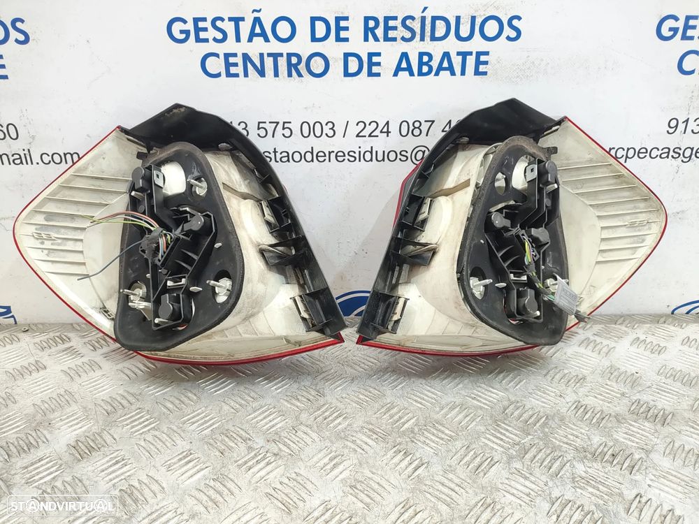 Farolins traseiros trás direito esquerdo originais BMW Serie 1 E81 E87 Pré LCI de 2004 a 2007 - 10