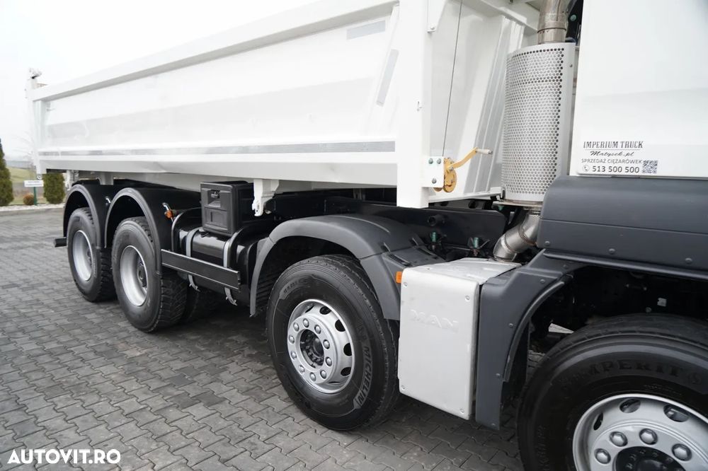 MAN TGS 35.420 / 8x4 / BASCULĂ DUBLĂ / HIDRODOXIE LATERALĂ / BORDMATIC / AUTOMATĂ - 20