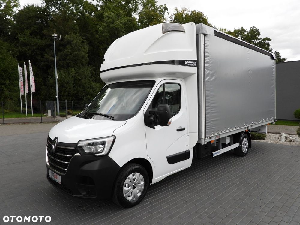Renault MASTER PLANDEKA 10 PALET WEBASTO TEMPOMAT LEDY PNEUMATYKA KLIMATYZACJA  165KM - 7