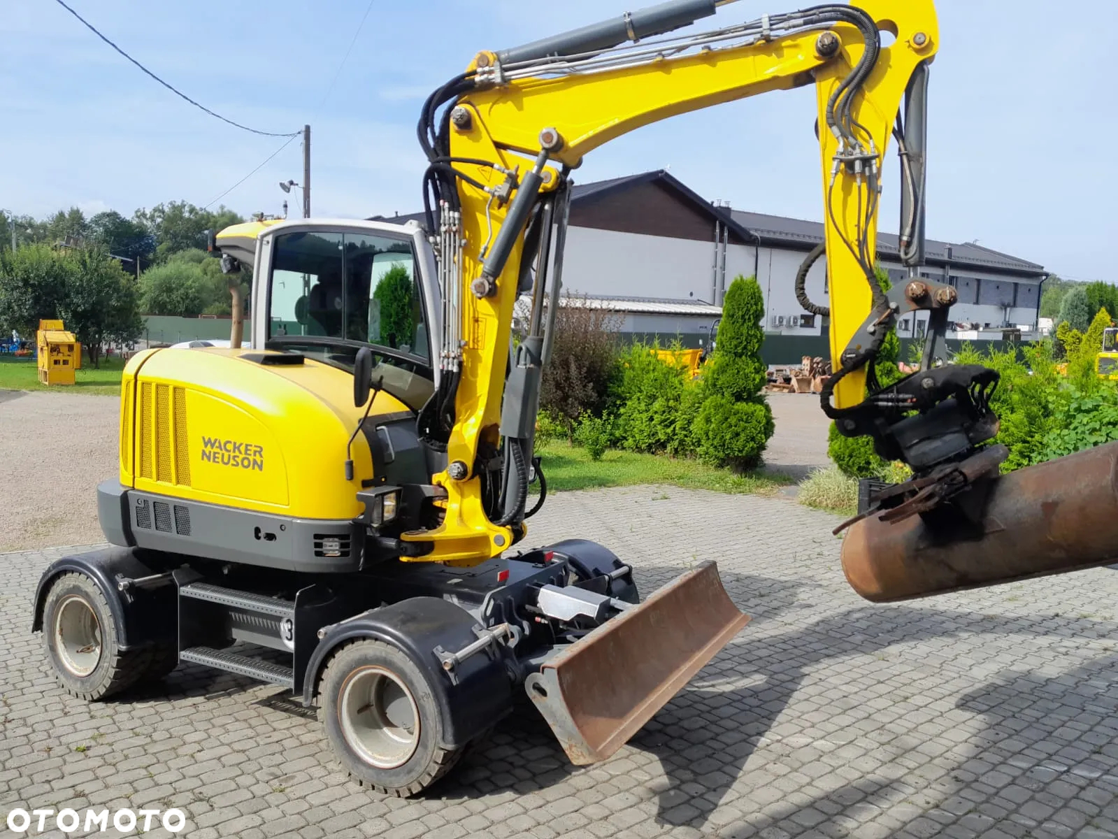 Wacker Neuson EW65 2018r 3062mtg. głowica obrotowa ze szczypcami, KLIMA - 14