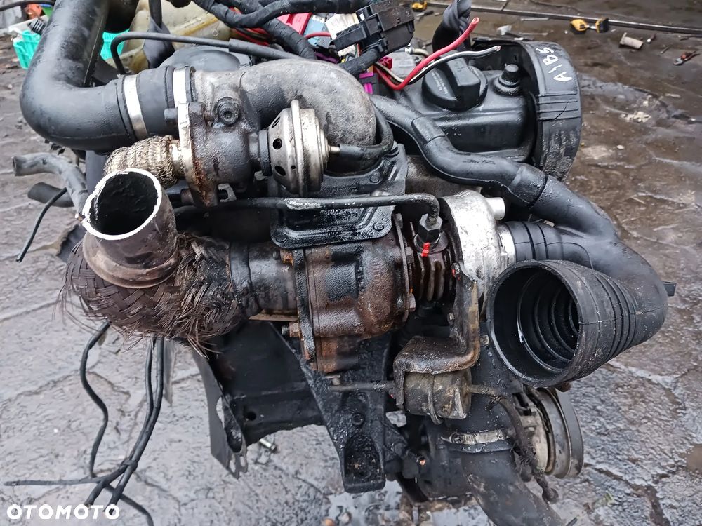 Silnik AHU 1.9TDI 90KM Audi A4 B5 A6 C5 Volkswagen Passat B5 wzdłużny kompletny z wiązką KOMPLET - 6