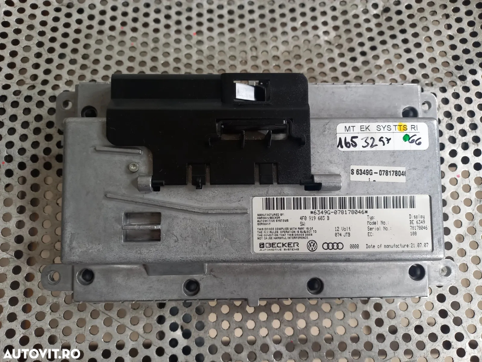 Display Navigatie Audi Q7 4L An 2006-2007-2008-2009-2010-2011-2012-2013-2014-2015-2016 Cod 4FB Dezm - 6