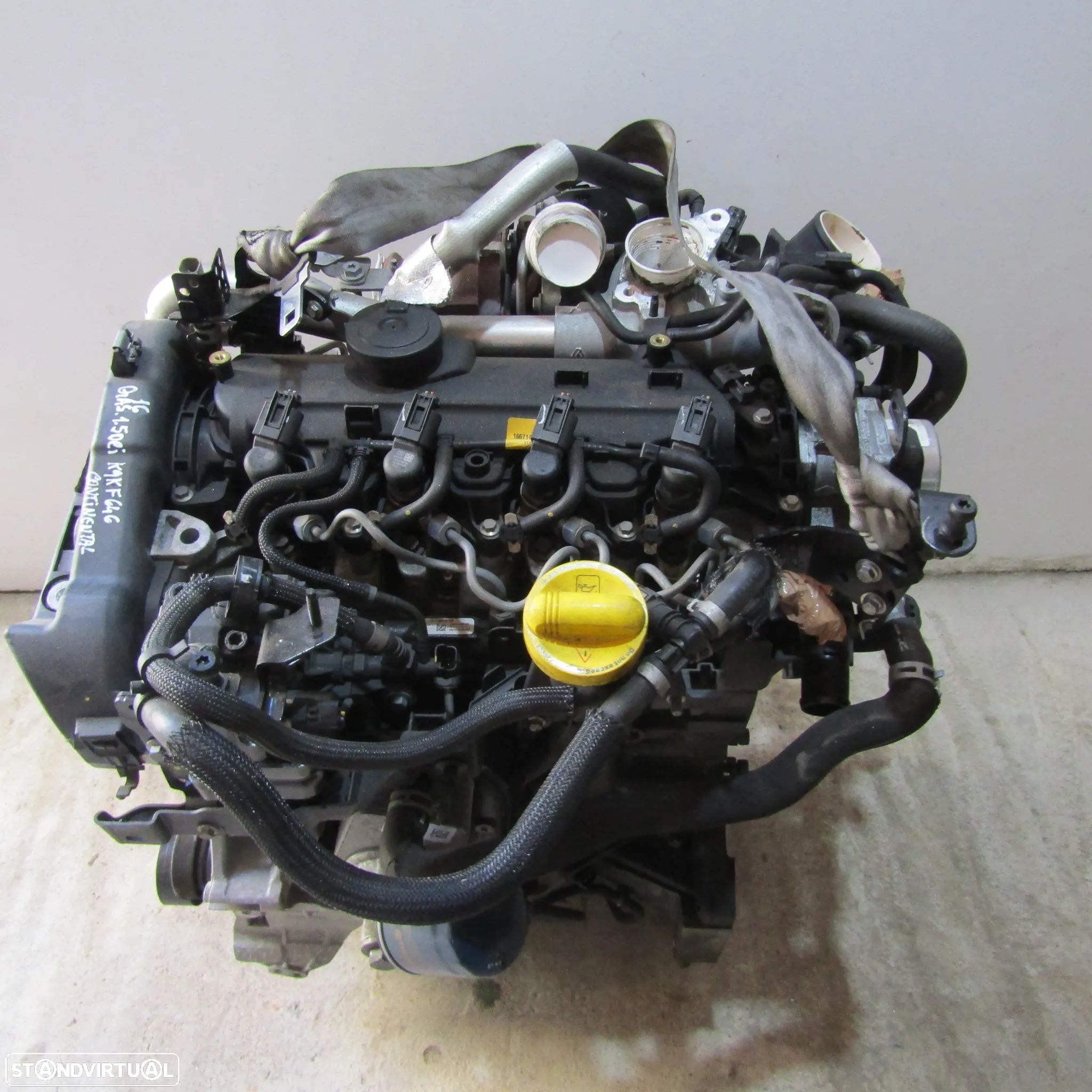 Motor Nissan/Renault 1.5dci com referencia K9K646 - 1