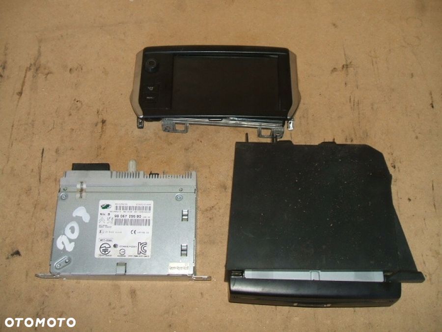 PEUGEOT 208 I RADIO NAWIGACJA WYŚWIETLACZ CZYTNIK 9806729580 - 3
