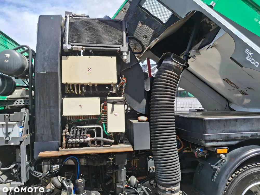 Mercedes-Benz Atego 1523 Zamiatarka Schmidt SK600 Karcher Euro 6 PM10 Listwa Wysokiego Ciśnienia 2 Silniki Szczotki L/R Rura Do Liści 2016r - 22