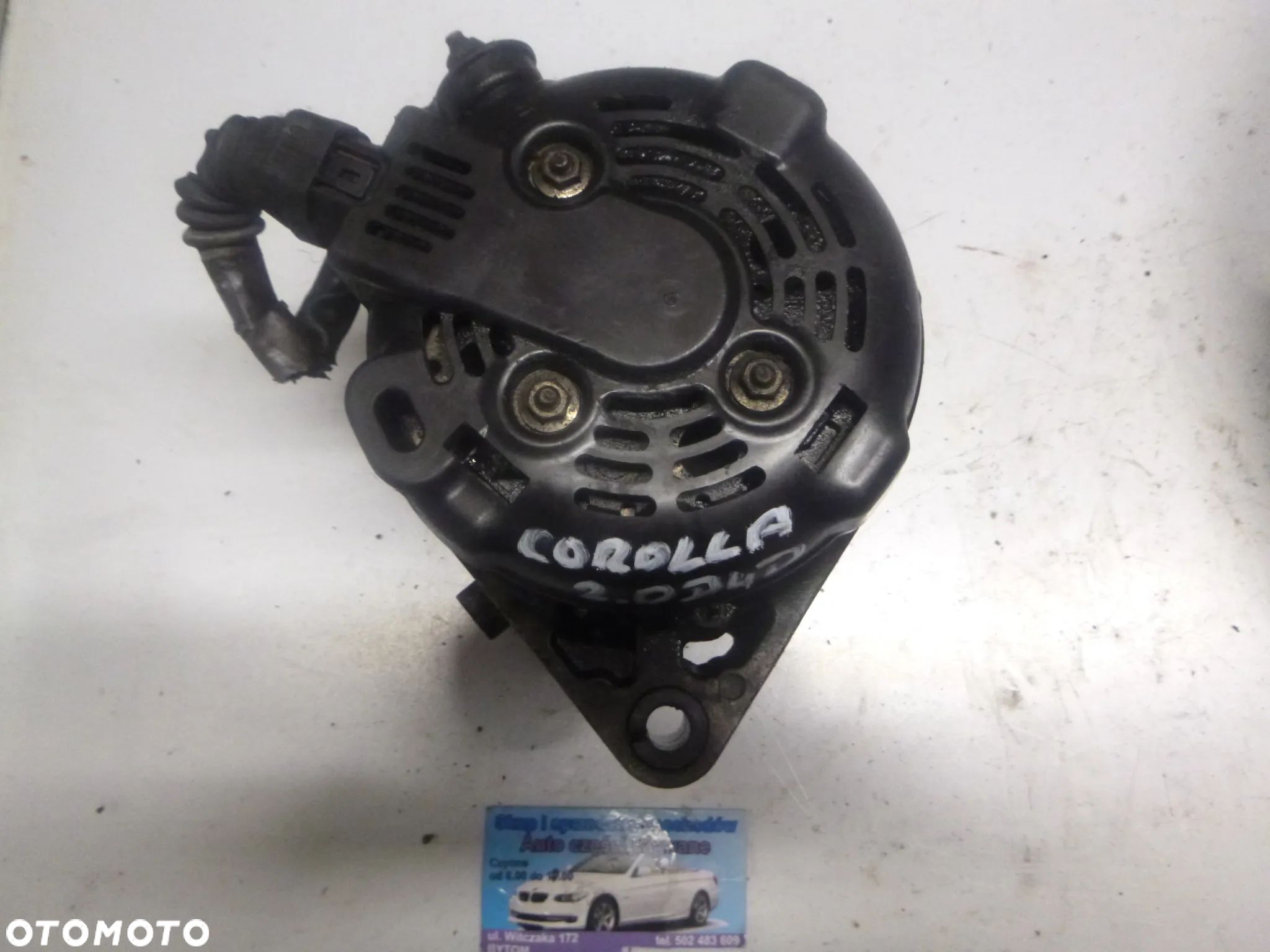 ALTERNATOR TOYOTA COROLLA VERSO II 2,0 D4D 2004r  DENSO 27060-27090 - 1