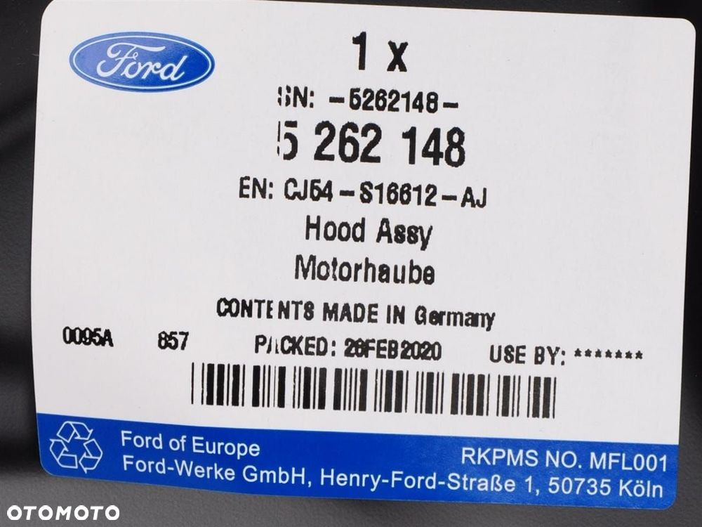 NOWA ORYGINALNA MASKA FORD KUGA II MK2 12-16 ESCAPE  CJ54-S16612-AJ 5262148 - 9