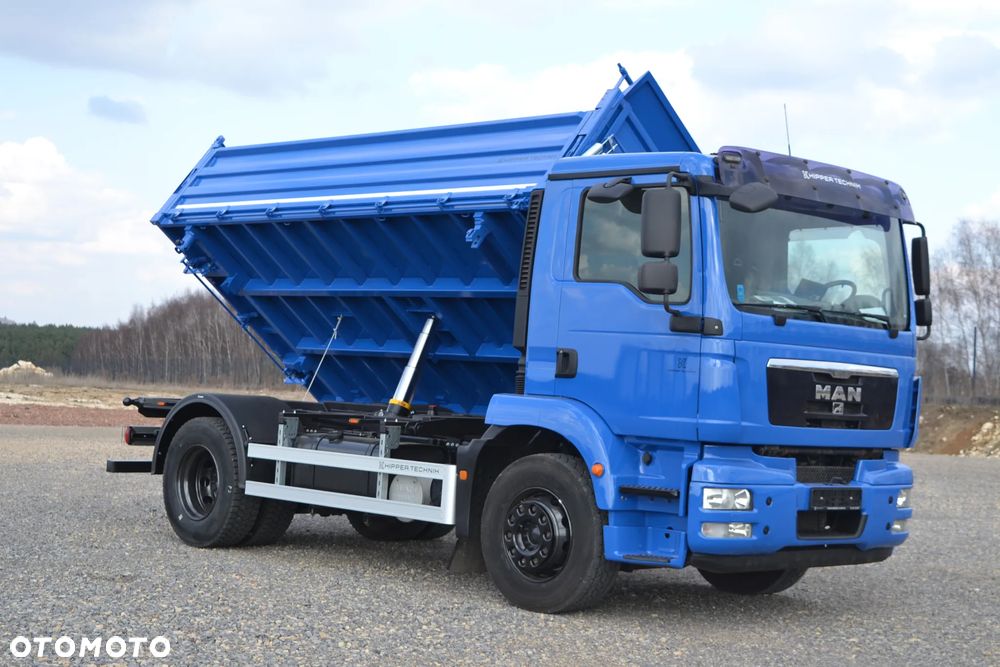 MAN TGM 18.290 18.340 Nowy 3-stronny WYWROT Kiper Wywrotka Manual Klima Blokada mostu TGL Axor Antos TGS - 17