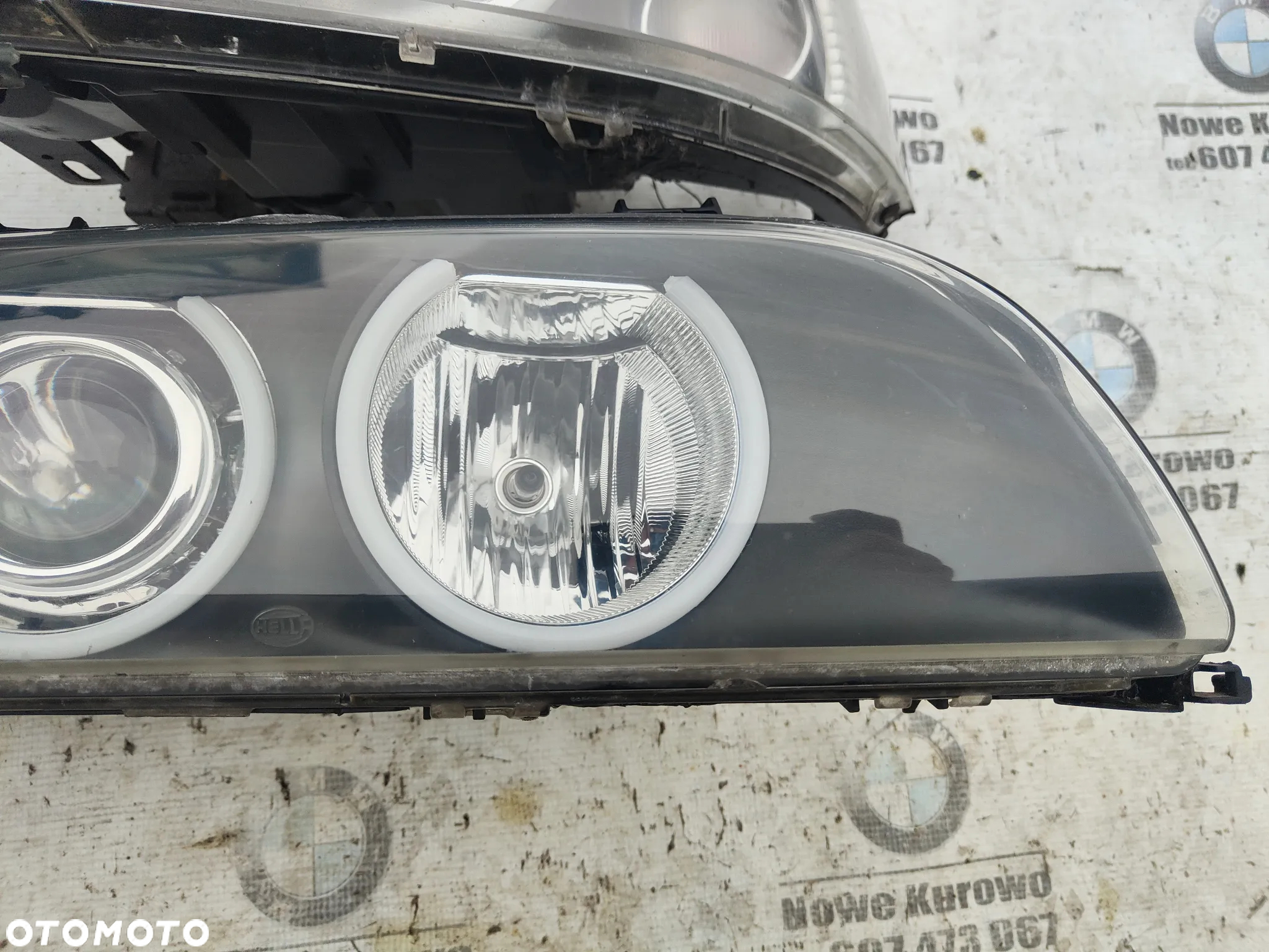 BMW E39 Lifting Lampa Przednia Lewa Prawa BiXenon Kierunek w ringach - 6
