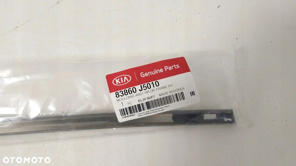 KIA STINGER LISTWA PRAWA ramki drzwi tylnych nowa - 3