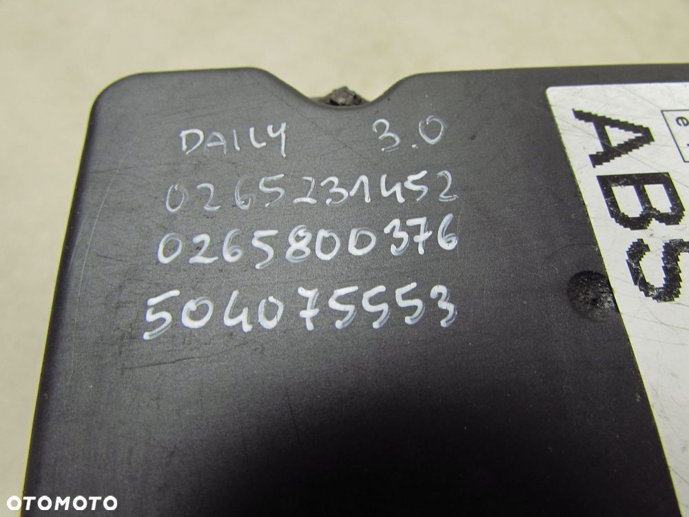 IVECO DAILY IV 06- POMPA ABS ESP 504075553 0265800376 0265231452 - 9