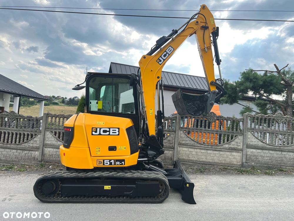 JCB 51R-1 | Koparka Gąsienicowa JCB 51 R | 5 Ton | Zerowy Obrys | Minikoparka | Super Stan | Sprowadzona | - 8