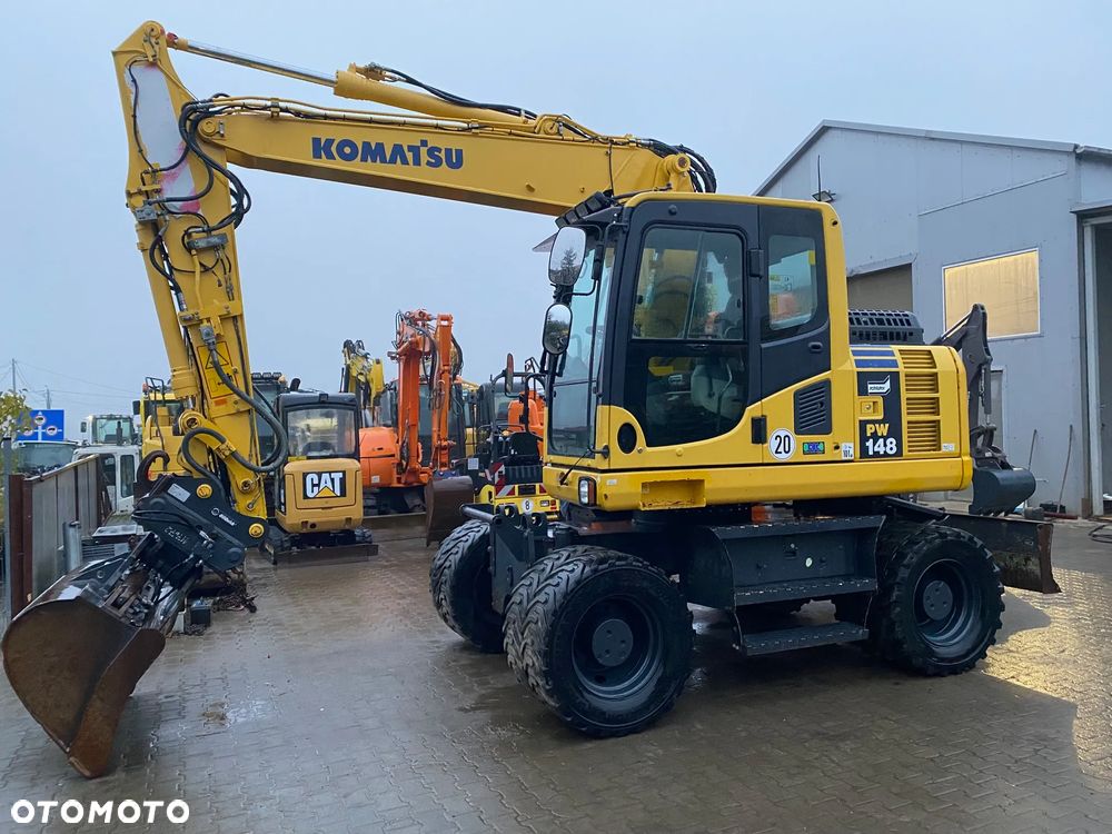 Komatsu PW148 -8, 2015 ROK, KRÓTKI TYŁ, Z NIEMIEC, SERWISOWANA W KOMATSU - 1