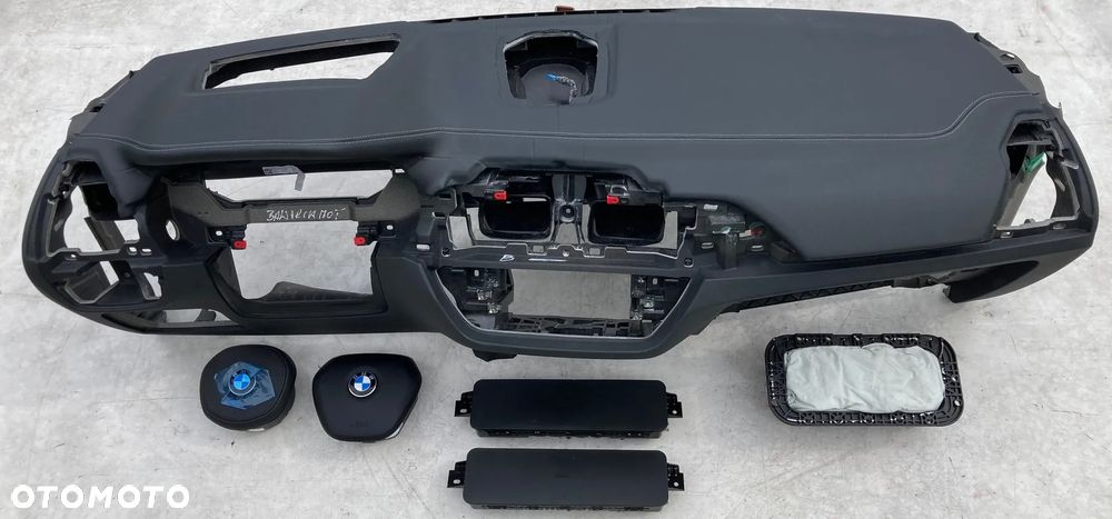 BMW X3 G01 X4 G02 DESKA KONSOLA KOKPIT PULPIT PÓŁKA PARAPET AIRBAG PODUSZKI PASY PAS SKÓRA SZYTA NIĆ - 3