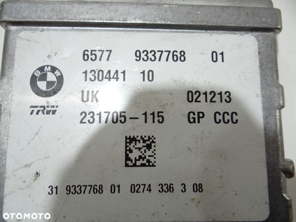 MODUŁ SENSOR AIRBAG BMW I3 9337768 - 2