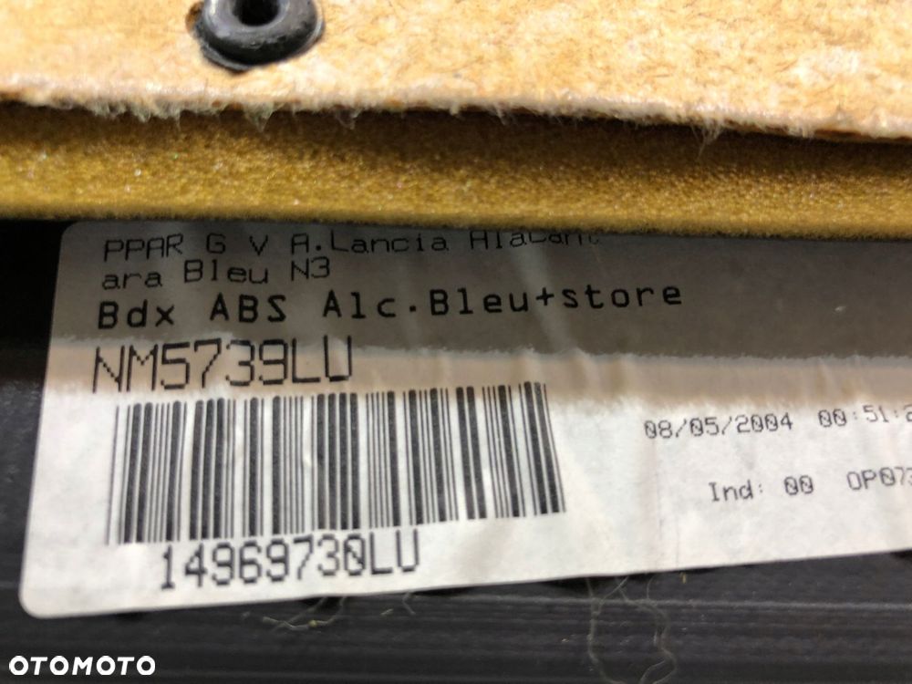 lancia phedra boczek alcantara niebieska - 6