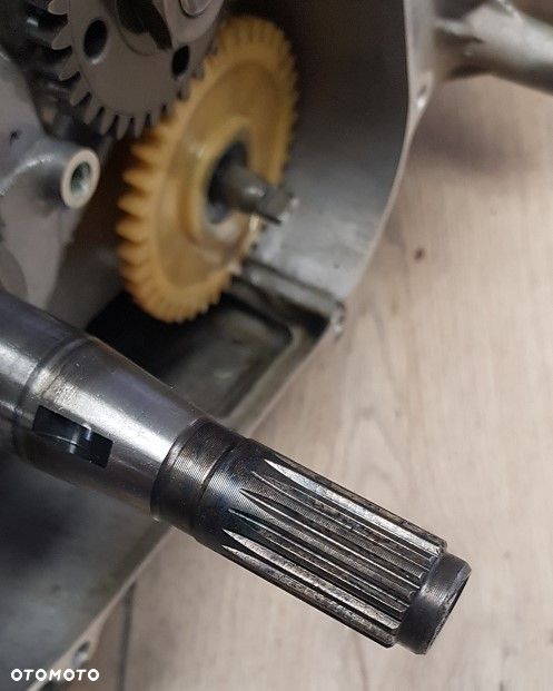 Silnik skrzynia wał korbowy Yamaha Grizzly Kodiak 450 YFM450 - 5
