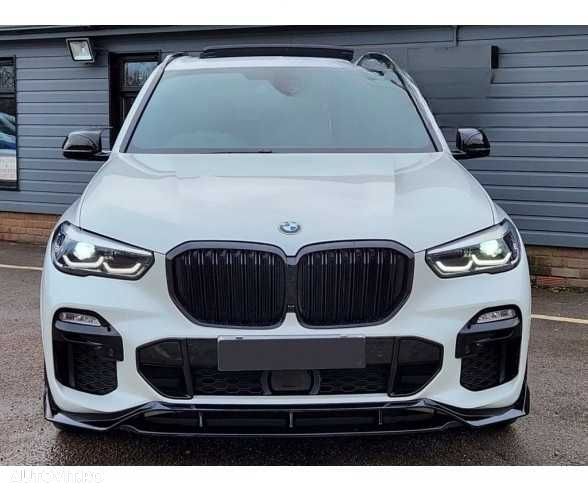 Grile Nari Duble M BMW X5 G05 2018+ Negru Lucios, Compatibil Camera - 6