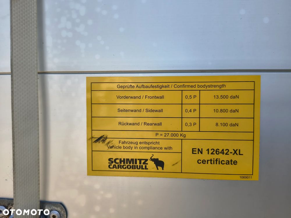 Schmitz Cargobull Schmitz Cargobull * FIRANKA STANDARD * PALECIARKA * OŚ POD. - 18