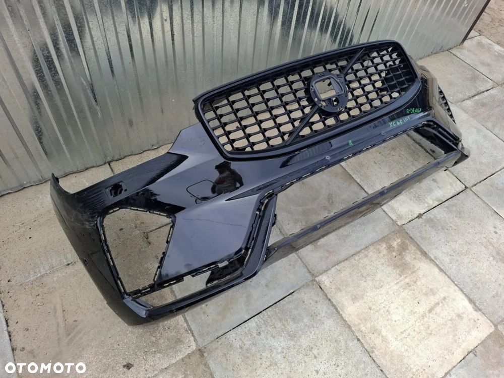 ZDERZAK PRZEDNI PRZÓD VOLVO XC60 II LIFT R DESING ŁADNY GRILL - 6