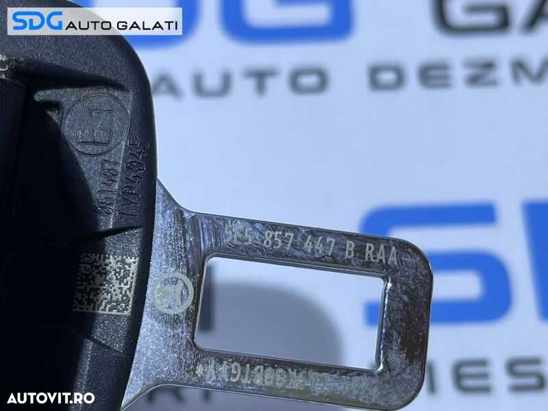Centura Siguranta Dreapta Spate Bancheta Pasager Skoda Octavia 3 2013 - 2021 Cod 5E5857447B - 4
