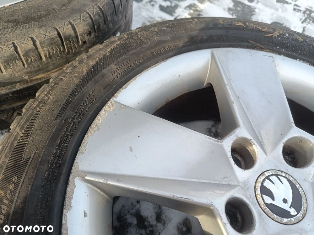 Felgi Aluminiowe 16 Skoda Octavia 3 5x112 ET46 5E0601025H Koła VW Seat Audi 6,5Jx16H2 - 16